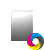 Feuchtes Glas-Reinigungstuch, 8 x 6 cm, 4/0-farbig einseitig bedruckt