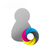 Hochwertige Schultafel-Magnetfolie in Mensch-Form <br>einseitig 4/0-farbig bedruckt
