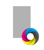 Multiloft-Visitenkarten hoch 50 x 90 mm, 4/0 farbig (einseitiger Druck)
