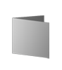 Trauerkarte Quadrat 105 x 105 mm 4-seiter 4/4 farbig + Sonderfarbe Gold